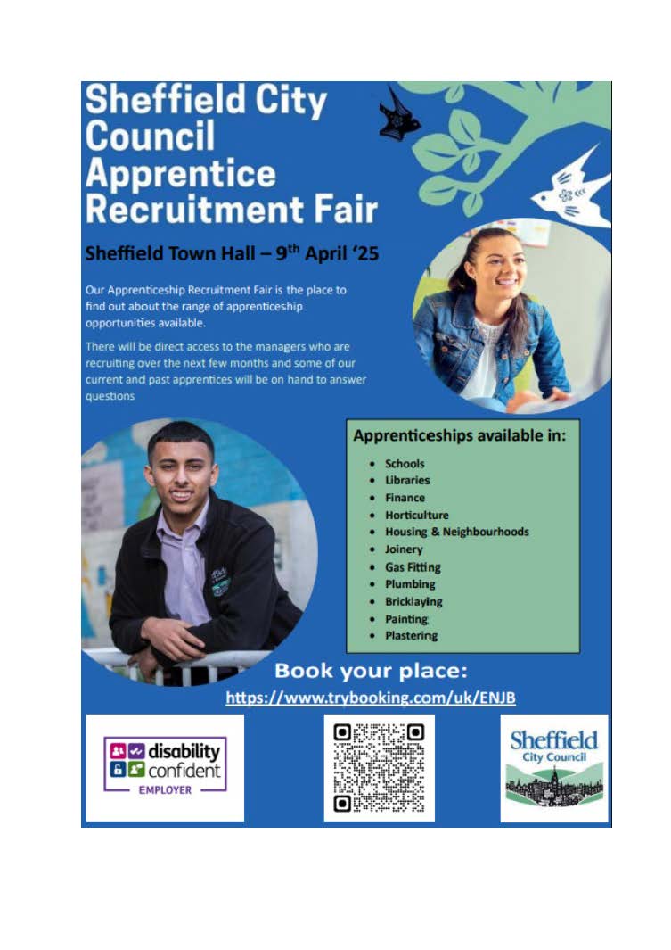Sheffield City Council Apprentice Recruitment Fair Main Image